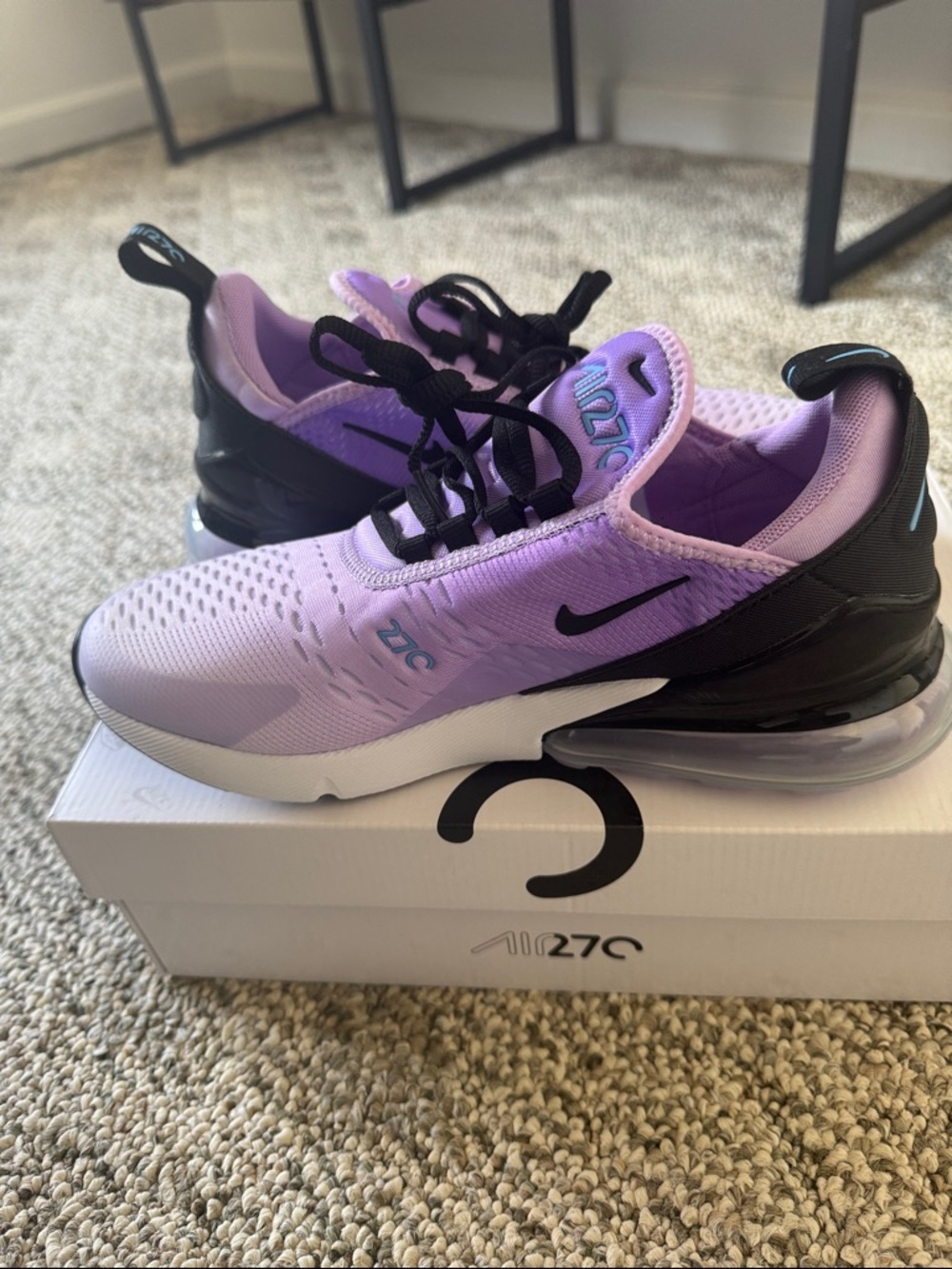Nike Lilac and Black Air Max 270 - Picture 4 of 7
